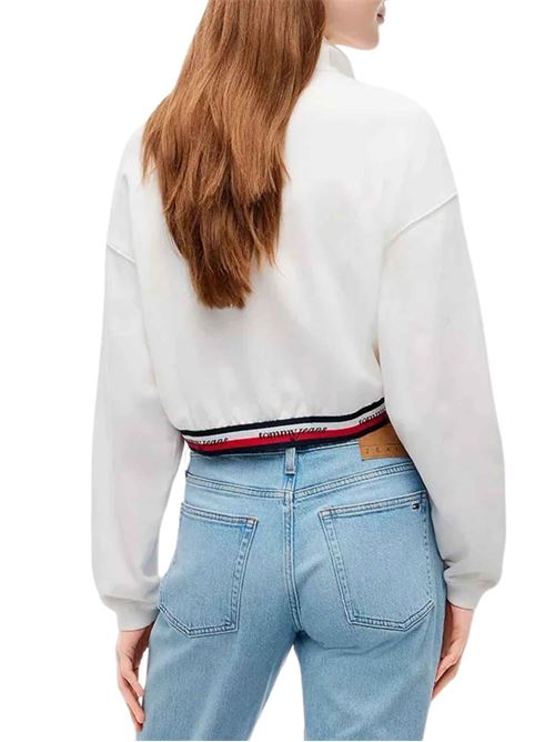 Felpa corta con mezza zip Tommy Jeans | DW0DW23144YBL
